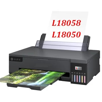 Impressora a jato de tinta para epson L18058, impressora ecotank de sublimação, portátil preta, 6 cores, A3 L18050