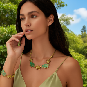 Pulsera con Dije de Tortuga, Acero Inoxidable 316L, Baño de Oro PVD, Joyería de Moda Sostenible para Mujer - Product Image 3