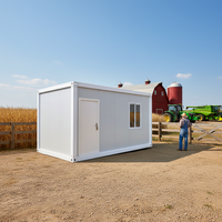 Maison conteneur pliable à déploiement rapide, isolée, bureau et boutique portables en kit |   Mobil-home facile à assembler et prêt à vivre