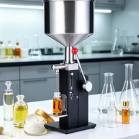 Machine de remplissage manuelle en promotion 5ml-50ml pour petits flacons, bocaux en verre, tubes, boissons, liquides, échantillons de laboratoire