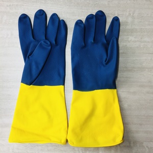 Găng tay làm việc màu cát nặng 33cm Găng tay an toàn chống trượt tiên tiến cho các ứng dụng xử lý nhiên liệu khai thác khoáng sản - Product Image 4