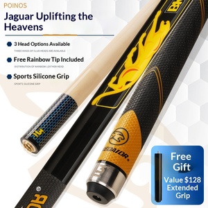 <span class=keywords><strong>Qingtian</strong></span> 0,1 kg – Queue de billard style chinois et américain pour billard américain (8 boules et 9 boules) avec options de pointe petite/moyenne/grande - Product Image 1