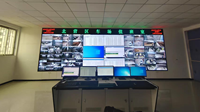 Mur vidéo LCD ultra-fin 4K de 55 pouces, cadre de 3,5 mm, IP65, prise en charge du SDK et garantie de 3 ans
