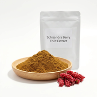 Pasokan Pabrik Ekstrak Schisandra Chinensis 10:1 9% Schizandrins Bubuk Ekstrak Buah Schisandra Berry