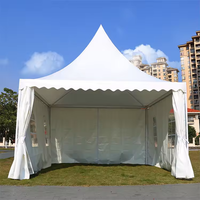20x20 pieds 6 M X 6 M Fête de mariage Événement Tentes d'exposition imperméables Chapiteau Salon Tente Jardin Gazebo