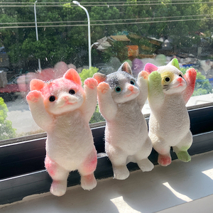 Juguetes de Goma Elástica Suave Hechos a Mano de Plástico con Diseño de Gato, Novedad, Jumbo, Esponjosos, para Aliviar el Estrés y la Ansiedad - Product Image 5