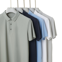 OEM ODM T-shirt polo sans couture à manches courtes avec logo personnalisé d'affaires haut de gamme fabricant d'hommes