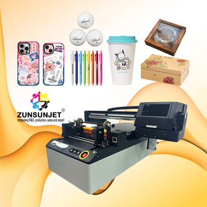 ZUNSUNJET label Laminating, pencetakan langsung Roll-to-roll multi-fungsi A1 6090 UV Flatbed Printer 2 in 1 kinerja baik - Product Image 3
