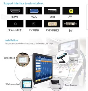Nouvel écran tactile industriel intégré robuste de 21,5 pouces, étanche IP65, écran LED TFT LCD, PC tout-en-un, ROHS, robuste - Product Image 2