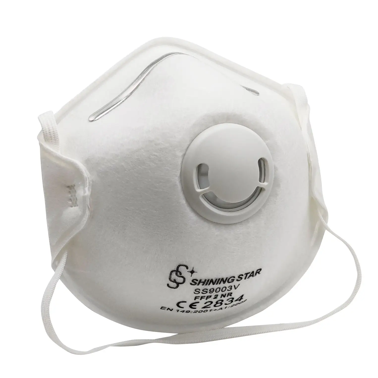 CE FFP2 Buena transpirabilidad 3D desechable protección no tejida máscara antipolvo FFP2 con válvula