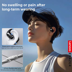 Audífonos Originales Lenovo <span class=keywords><strong>ERAZER</strong></span> X9 de Gancho para la Oreja BT 5.4 Conducción de Aire Ósea Abierta Estéreo con Graves para Fitness y Deportes TWS Inalámbricos - Product Image 2