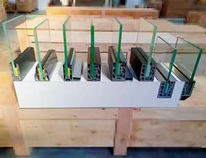 Rampe à canal en U Rampe de <span class=keywords><strong>terrasse</strong></span> Rampe en verre sans cadre Balcon Profil en aluminium. - Product Image 3