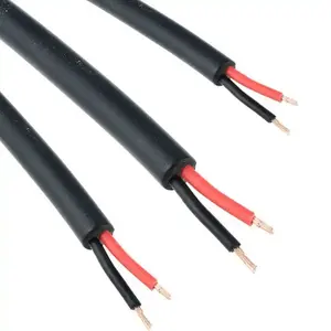 Cable eléctrico personalizado de alta resistencia RVV, cable real con aislamiento de PVC, cable de cobre trenzado Flexible