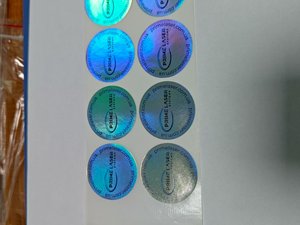 Sello DE SEGURIDAD DE holograma VOID 3D personalizado, etiqueta a prueba de manipulaciones PET, sello adhesivo antifalsificación para pestañas postizas, garantía nula - Product Image 3