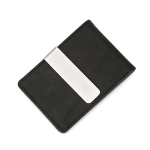 Hot New Arrival Fashion RFID <strong>Blue</strong> Slim Leather Money Clip Short <strong>Wallet</strong> Purse for Men <strong>Women</strong> Card Holder Money Clip <strong>Wallets</strong> - Product Image 3