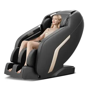 Nieuwe Woonkamer Lederen Lounge Armstoel Trendy Design 360 Graden Vrije Rotatie Kneden Luxe Massage 2022 Guangdong