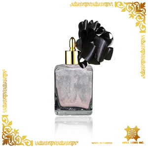 30ml Customized Glass <b>Perfume</b> Powder <b>Atomizer</b> with Screen Printing Transparent Bottle and Diamond-check Design - Product Image 6