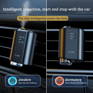 Désodorisant automatique pour voiture Humidificateur électrique Diffuseur d'arômes en plastique solide Brume d'aération Accessoires d'intérieur - Product Image 4