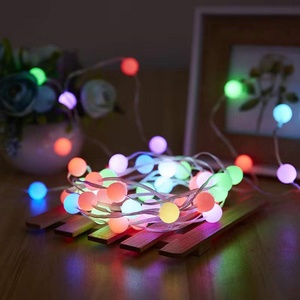 Tira de Luces LED para Interiores/Exteriores, Impermeable IP67, Luces RGB Inteligentes en Forma de Bola, Decoración Navideña, Luces de Funcionamiento Continuo, Control por Voz/Aplicación/Control Remoto - Product Image 3