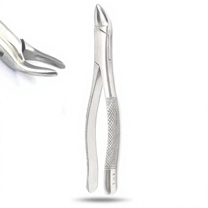 Manual German Stainless Steel Extracting Forceps 101 for Upper Lower Bicuspids Deciduous Teeth Universal Dental Extraction - Product Image 1