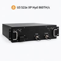 Machine de minage de Bitcoin BITMAIN Antminer U3 S21e XP Hyd 860TH/s SHA-256 refroidie par eau 13J/TH