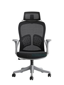 <span class=keywords><strong>Chaise</strong></span> de bureau ergonomique pivotante réglable à dossier haut en maille avec support lombaire, <span class=keywords><strong>prix</strong></span> d'usine - Product Image 4