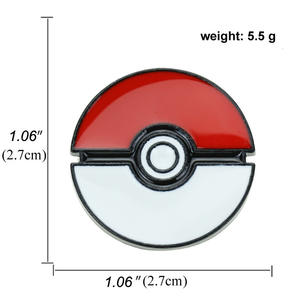 10 Designs Jeu Vidéo POKE Anime Pins Poche Monstre Personnage De Dessin Animé Feu Dragon Tortue Métal Émail Badge Pin - Product Image 5
