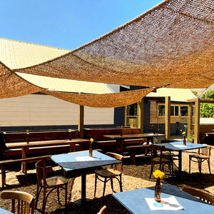 PREMIUM COCONUT COIR SHADE SAIL NATURAL FIBER SUNSHADE <b>CANOPY</b> FOR <b>GARDEN</b> PATIO AND RESORT - Product Image 1