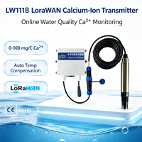 Capteur d'ions calcium LoRaWAN connecté au cloud avec alarme automatique et protection contre les pannes de courant pour la surveillance industrielle de l'eau