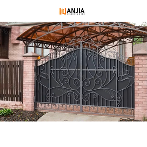 Rénovation architecturale Résidentiel Taille personnalisée Porte principale Porte d'entrée principale Sécurité Porte principale en <span class=keywords><strong>fer</strong></span> Portes extérieures avant en <span class=keywords><strong>fer</strong></span> - Product Image 1