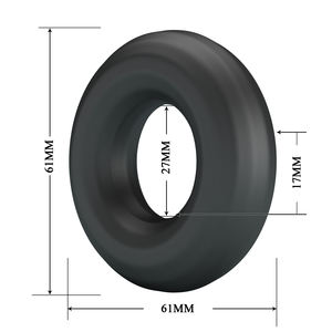 CRAZY BULL Delay Ejaculation Cock Ring Silicone Soft Glans <strong>Penis</strong> Cage Rings <strong>Sleeve</strong> Triple <strong>Black</strong> for Men - Product Image 5