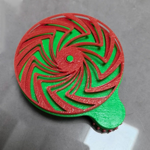 Fidget Hand Spinner – Cadeaux de fête – Outil anti-stress et de concentration pour adultes, en plastique imprimé en 3D, écologique et portable pour le bureau - Product Image 1