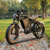 Vélo électrique à batterie au lithium avec pneus à vide de 20 pouces, frein à disque avant et arrière, pour la montagne et les terrains accidentés