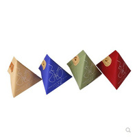 Boîte à sucre personnalisée de style français, couleur crème, senior, sans boîte à chocolat triangulaire pliante