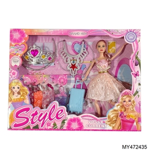 Bambola <span class=keywords><strong>Principessa</strong></span> da 11,5 Pollici, Giocattolo in Plastica per Bambine, Bellissima e alla Moda con 9 Articolazioni, Perfetta per Bambine - Product Image 6