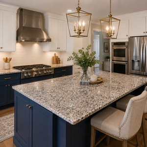Vietnam Pink Granite Countertop Natural <b>Stone</b> Vanity Top Polished Speckled Work Surface Cut-to-Size for Hotel Bathroom Outdoor - Product Image 4