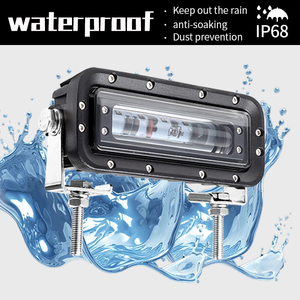 18W <b>Light</b> <b>LED</b> Slotted Area <b>Light</b> Blue or <b>Red</b> Hazardous Area Safety <b>Light</b> 10-80V <b>Red</b> Zone Safety <b>Lights</b> - Product Image 3