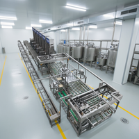 Ligne d'assemblage intelligente, efficace et à haute productivité contrôlée par PLC pour la production automatique à grande échelle de tofu coulé en pâte