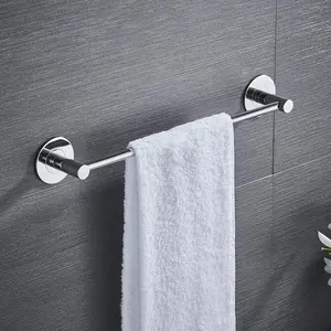 Bathroom Towel Rack Wall Mounted Towel Rail Stainless Steel Single Towel Bar