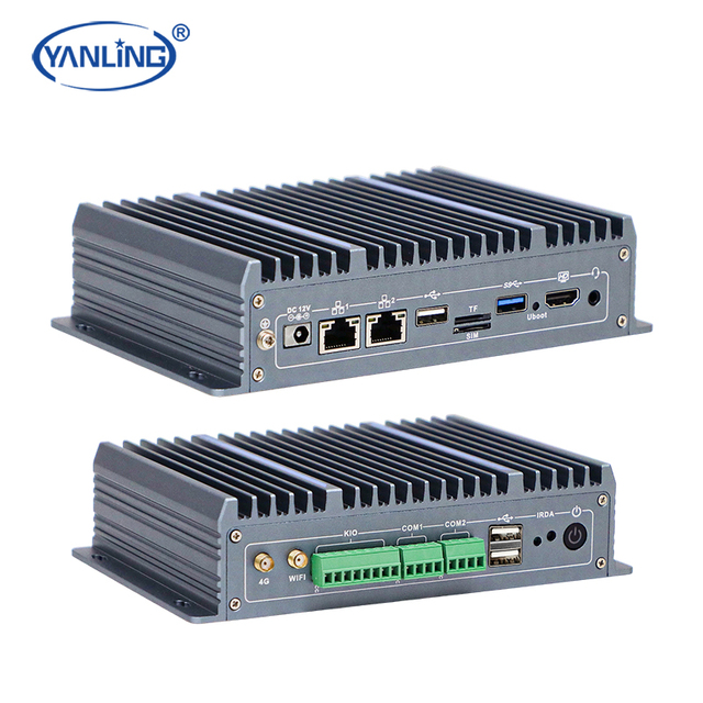 1TOPS RK3568 ARM Rockchip Dual Gigabit Ethernet Mini Desktop PC Fanless Micro Firewall NPU GPU Net Security Most Popular Stock