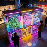 Machine de jeu à griffes de grue Riteng, avec lecteur de cartes et accepteur de billets, pour mini-jouets, en acier, pour présentoir de comptoir et casier à prix