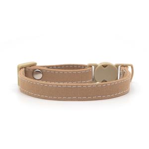 Kalung Hewan Peliharaan Solidpu Sederhana Grosir Pabrik, Gesper Pengaman Lepas Otomatis, Dapat Disesuaikan, Untuk Anjing Kecil dan Kucing, 4 Warna Netral Bernuansa Bumi - Product Image 2