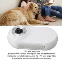 Caméra de collier pour chien d'extérieur 1080P HD CMOS, grand angle 120 degrés, mini caméra d'action sportive rechargeable, étanche IPx6 pour chiens et chats