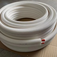 Pipa Tembaga ACR 1/4 5/8 ASTMB280 Terisolasi, Pipa Refrigeran AC Tipe Split Coil