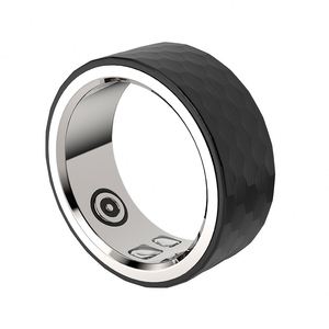 Anillo Inteligente Deportivo de Acero Inoxidable a Prueba de Agua, Control por Aplicación Android, Frecuencia Cardíaca, Oxígeno en Sangre, Podómetro, Rastreador Multifuncional - Product Image 3