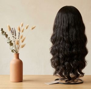 Proveedor Principal de Pelucas de Cabello Humano Virgen con Frente de Encaje HD 13x6, Ondas Profundas Sueltas, 250% de Alta Densidad, Extensiones de Cabello Largo y Ondulado - Product Image 1