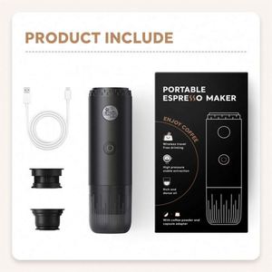 3 in 1 Self-Heating Portable <b>Espresso</b> Machine19 Bar, 7800mAh Portable Coffee Maker with NS Capsules & Grounds, for CampingTravel - Product Image 3