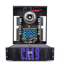 Amplificador Profesional CA20, Amplificador de Clase H para DJ, 1200 W, 2 Canales, Altavoz para Karaoke, Subwoofer