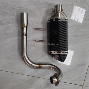 Silenciador de escape completo de acero inoxidable, silenciador DB killer, tubo de escape deslizante para <span class=keywords><strong>Honda</strong></span> Z50 Monkey Bike <span class=keywords><strong>Mini</strong></span> <span class=keywords><strong>Trail</strong></span> 50 ATC70 - Product Image 4