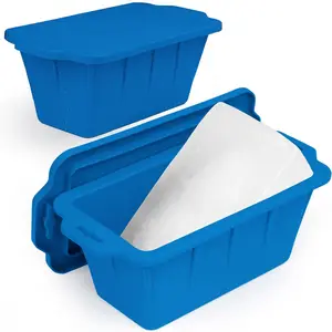 Grand moule à blocs de glace Hugebrids pour baignoire à glace plongeante froide, grand moule à glaçons en silicone réutilisable pour baignoire plongeante froide